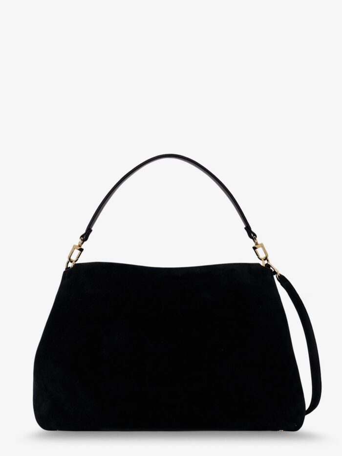 TOTEME Suede T-Lock Shoulder Bag