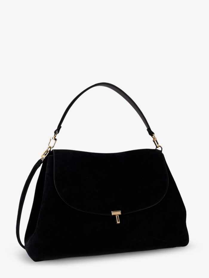 TOTEME Suede T-Lock Shoulder Bag