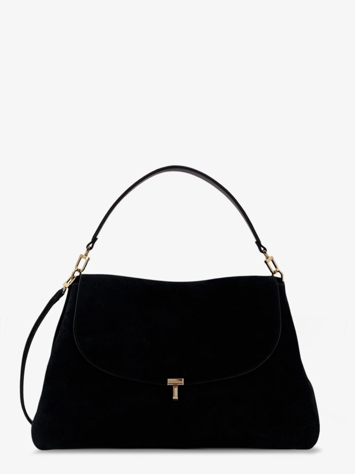 TOTEME Suede T-Lock Shoulder Bag