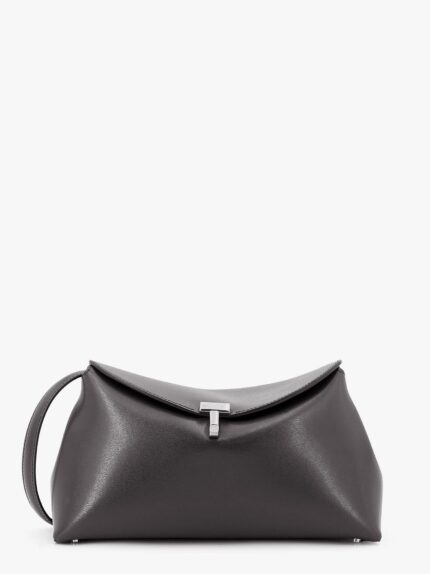 TOTEME T-lock Clutch Leather Shoulder Bag
