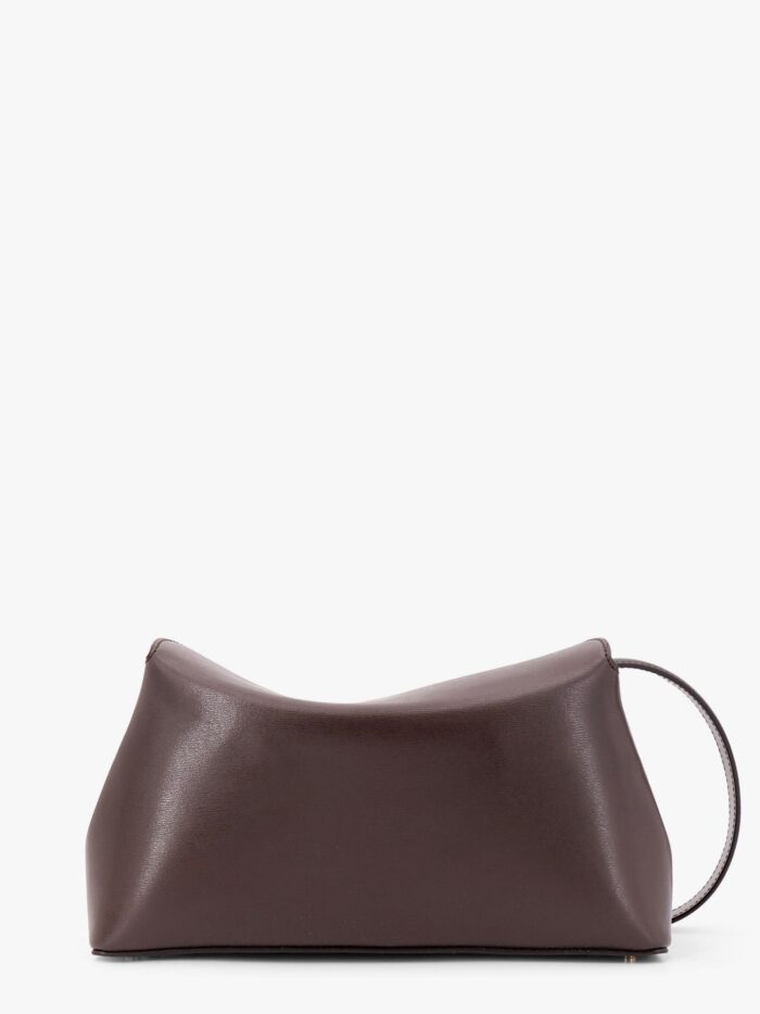 TOTEME T-Lock Clutch Leather Shoulder Bag
