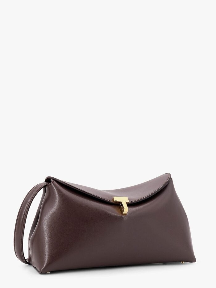 TOTEME T-Lock Clutch Leather Shoulder Bag