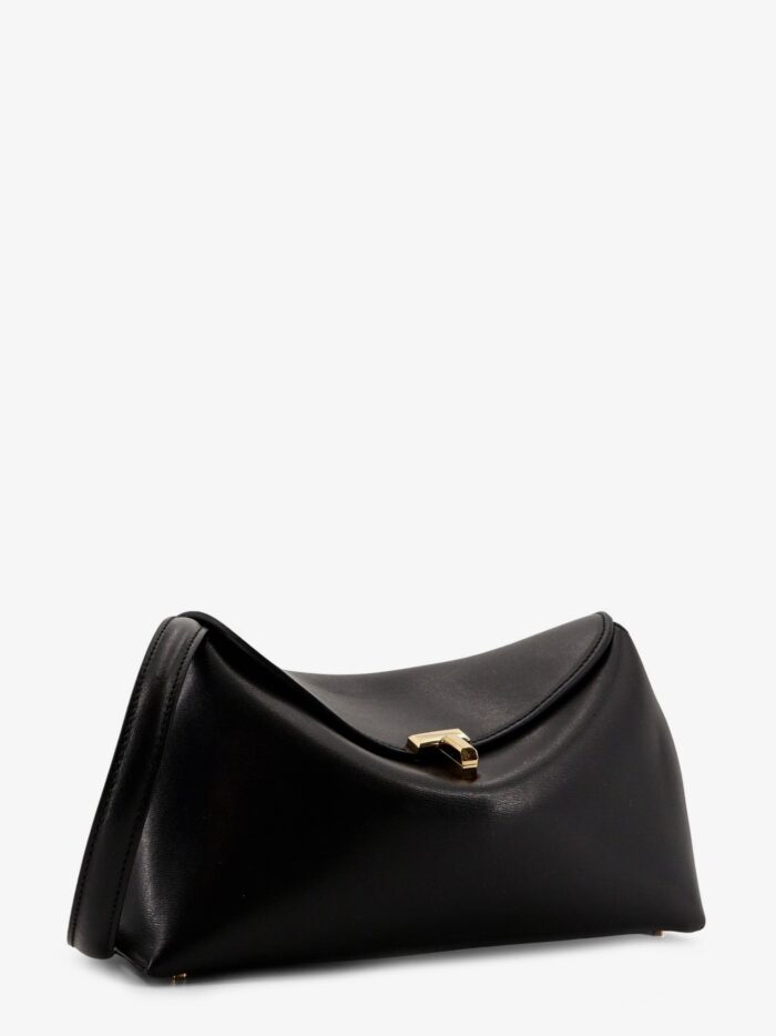 TOTEME T-Lock Clutch Leather Shoulder Bag