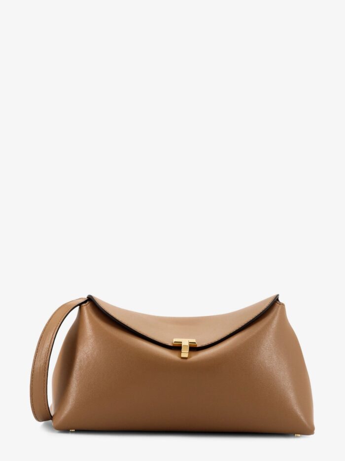 TOTEME T-Lock Clutch Leather Shoulder Bag