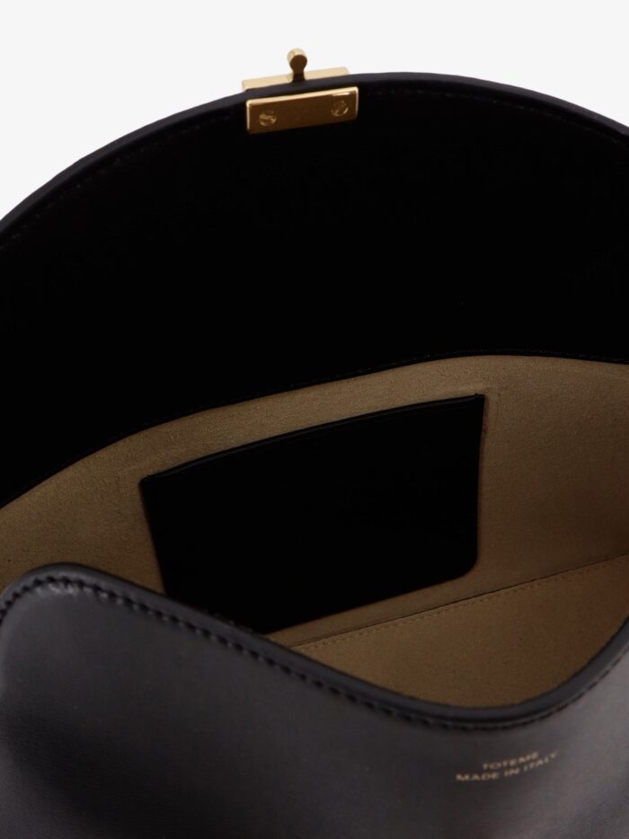 TOTEME T-Lock Clutch Leather Shoulder Bag