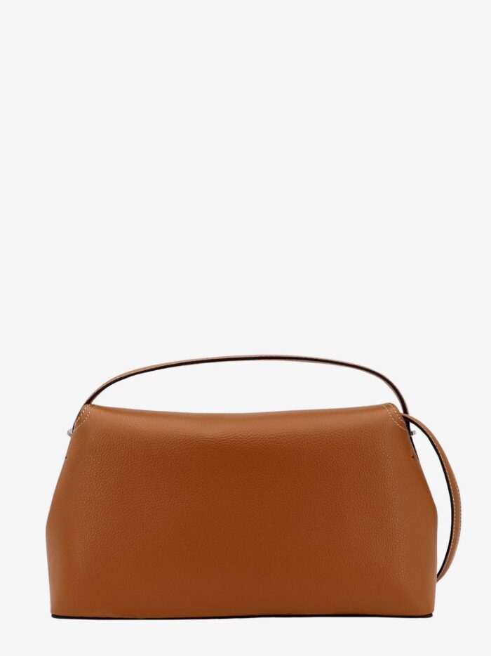 TOTEME T-Lock Hammered Leather Handbag