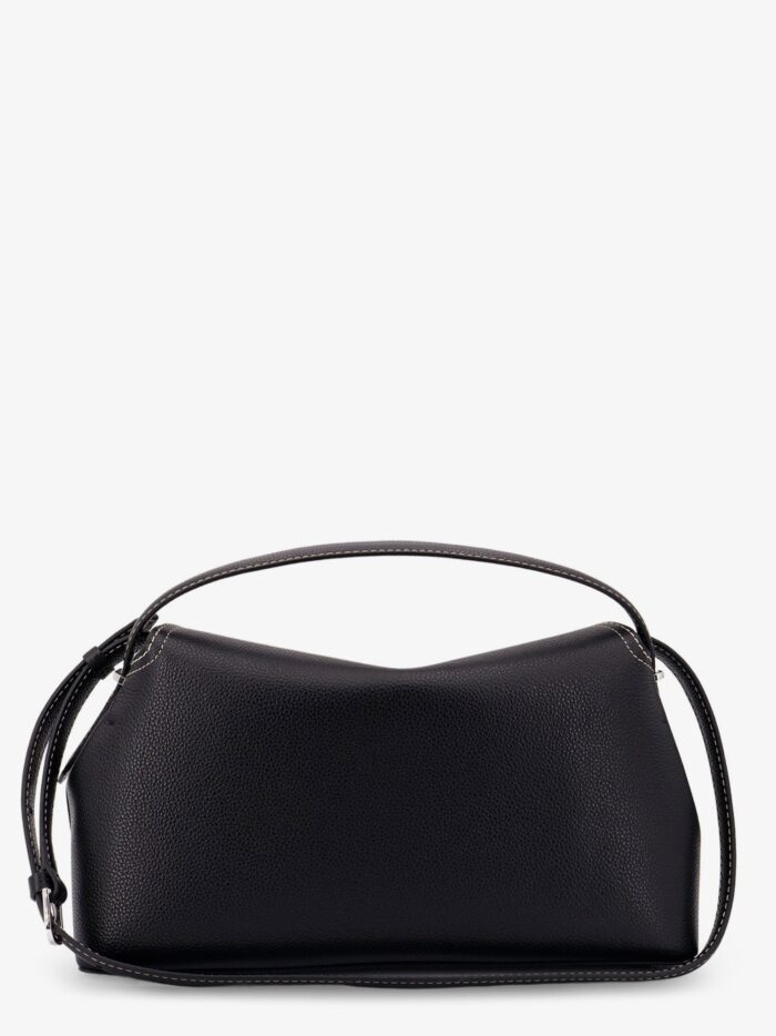 TOTEME T-Lock Leather Handbag With Contrasting Stitching