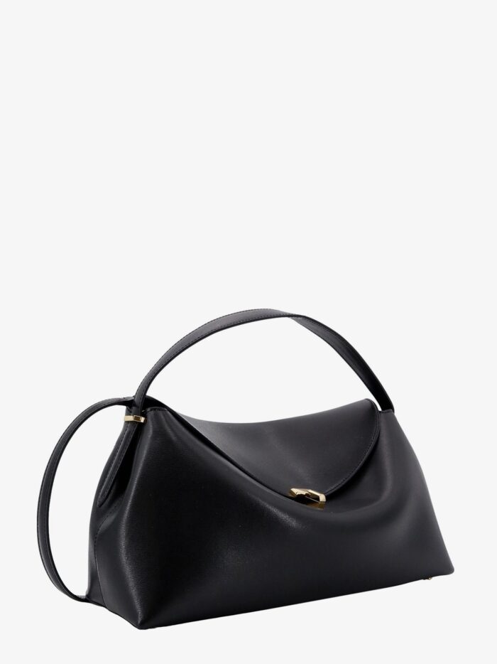 TOTEME T-Lock Leather Shoulder Bag