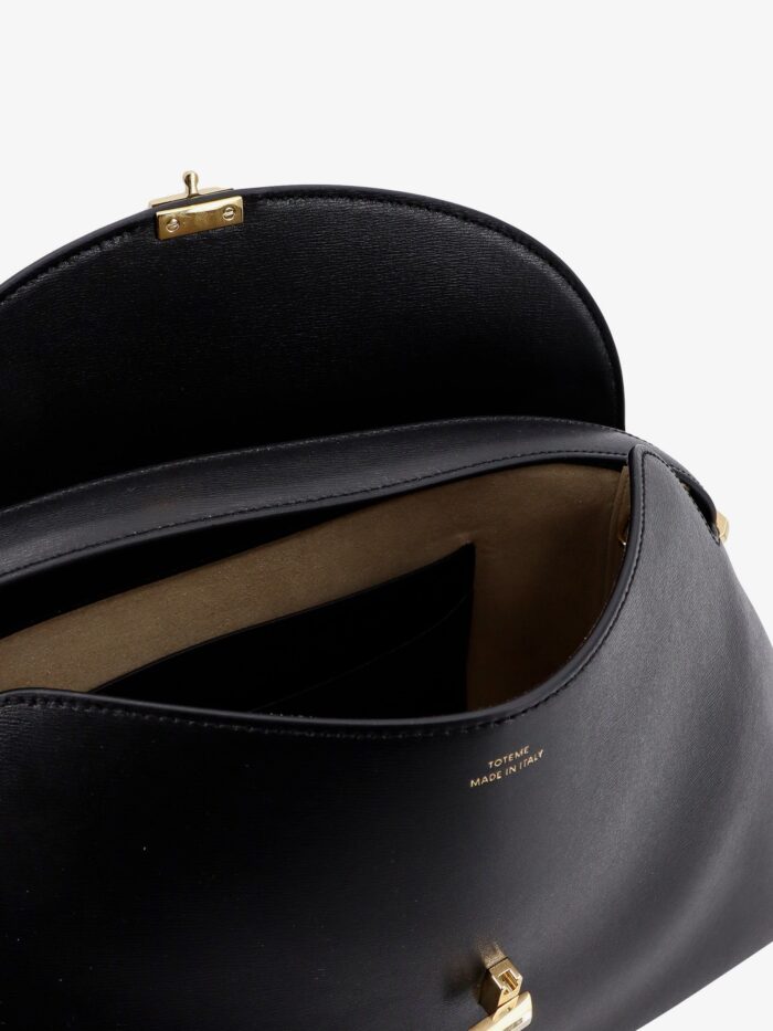 TOTEME T-Lock Leather Shoulder Bag