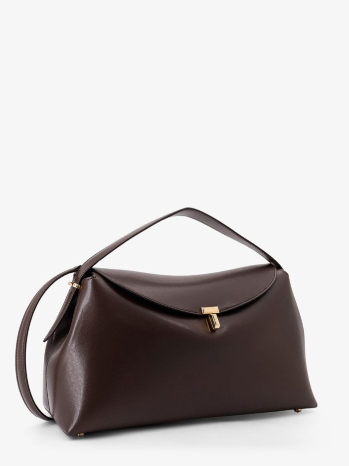 TOTEME T-Lock Leather Shoulder Bag