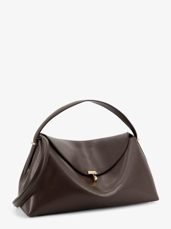 TOTEME T-Lock Leather Shoulder Bag