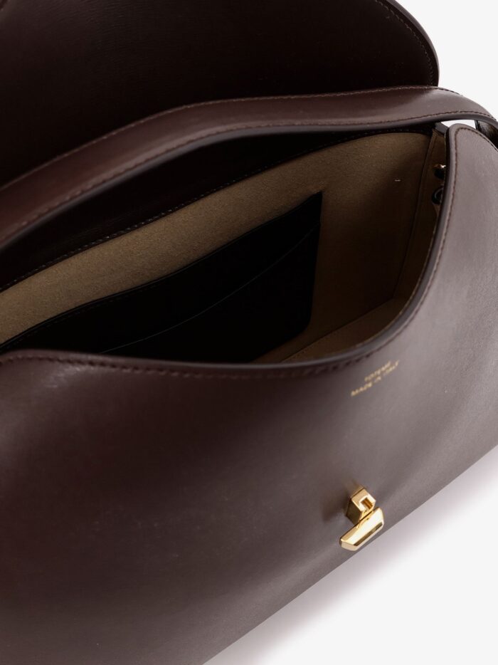TOTEME T-Lock Leather Shoulder Bag
