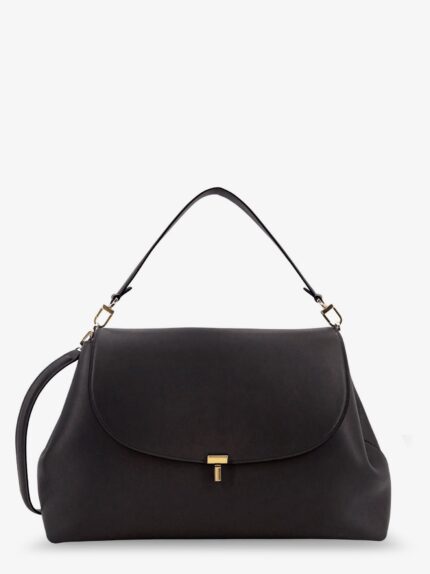 TOTEME T-Lock Leather Shoulder Bag