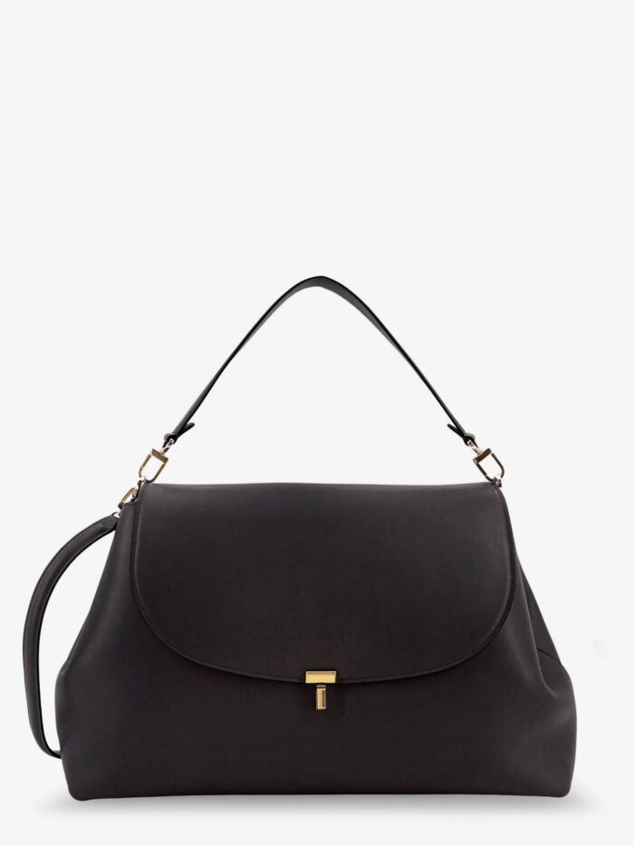 toteme t lock leather shoulder bag TOTEME T-Lock Leather Shoulder Bag