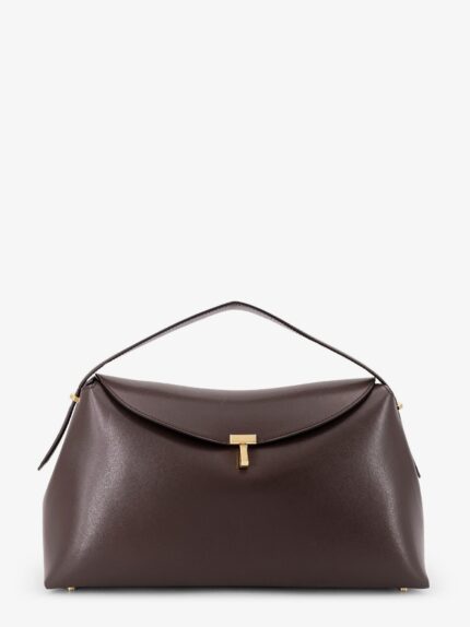 TOTEME T-Lock Leather Shoulder Bag