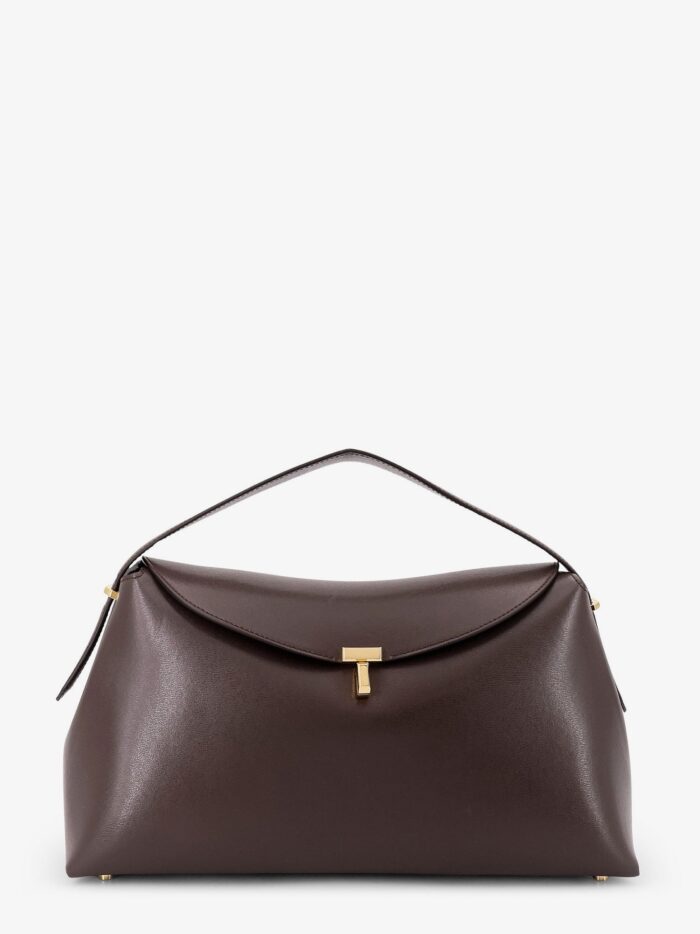 TOTEME T-Lock Leather Shoulder Bag