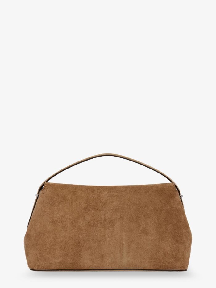 TOTEME T-Lock Suede Handbag
