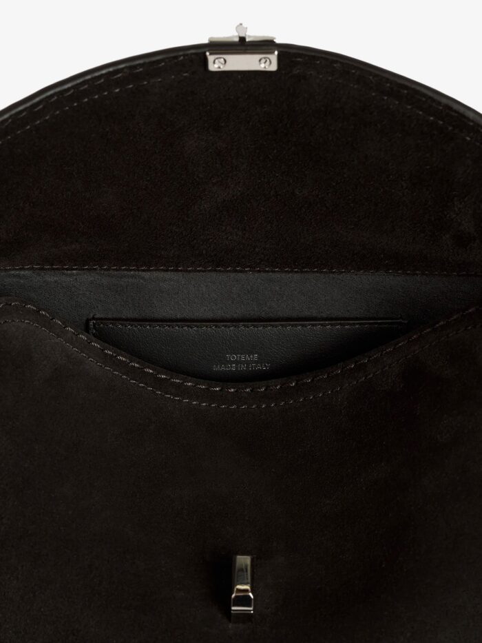 TOTEME T-Lock Suede Handbag