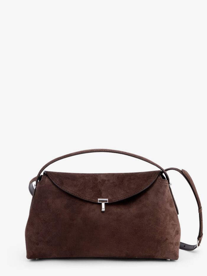 TOTEME T-lock Suede Handbag