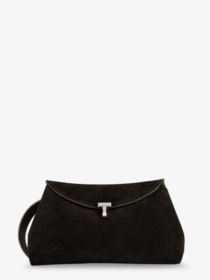 TOTEME T-Lock Suede Handbag