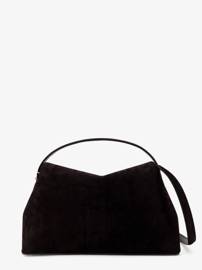 TOTEME T-Lock Suede Leather Shoulder Bag