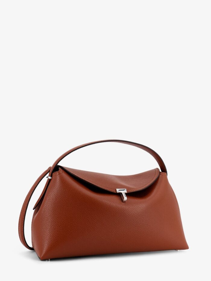 TOTEME T-Lock Suede Shoulder Bag