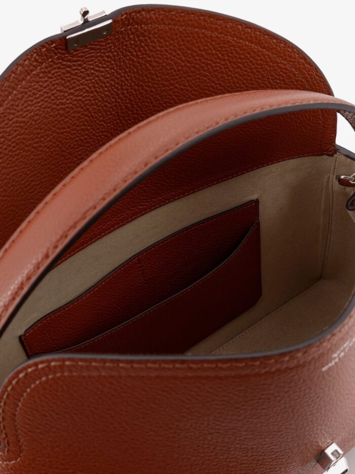 TOTEME T-Lock Suede Shoulder Bag