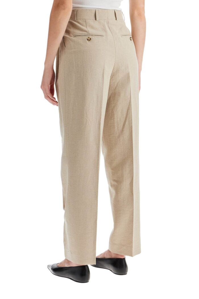 TOTEME Tailored Linen Blend Trousers For Men