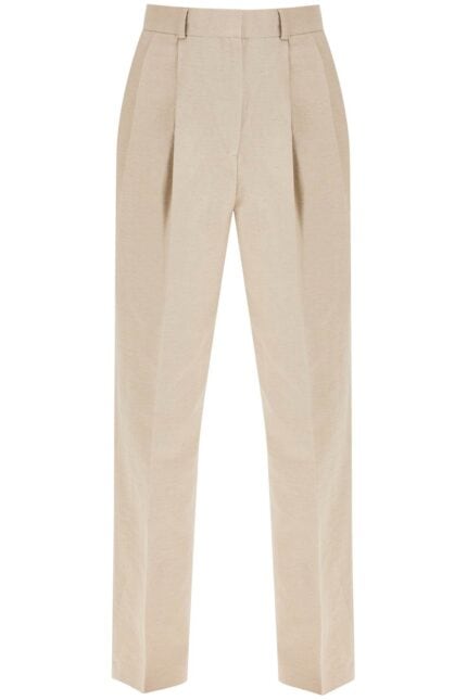 TOTEME Tailored Linen Blend Trousers For Men