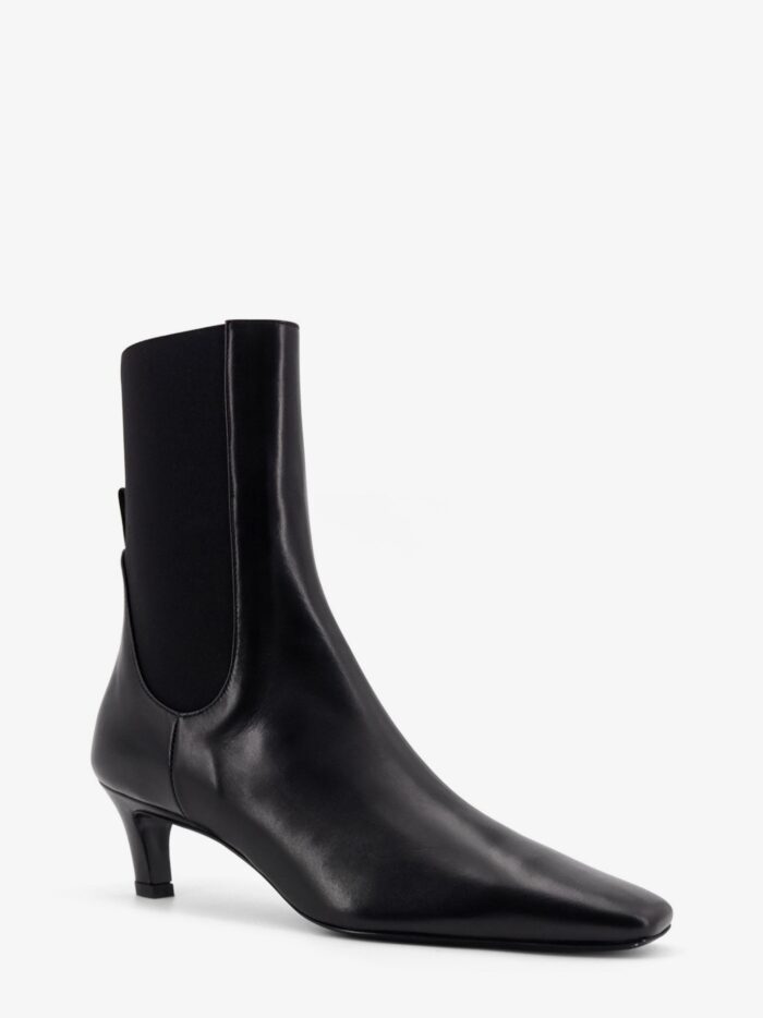 TOTEME The Mid Heel Boot Leather Boots