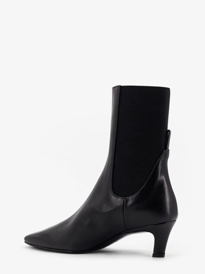 TOTEME The Mid Heel Boot Leather Boots