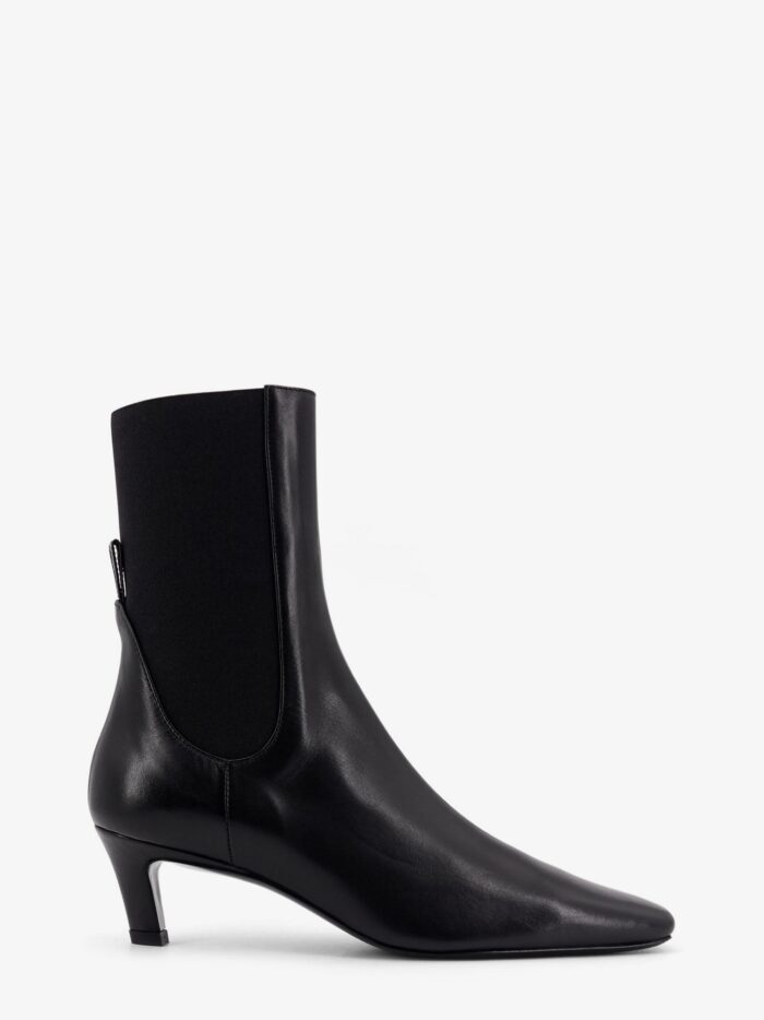 TOTEME The Mid Heel Boot Leather Boots