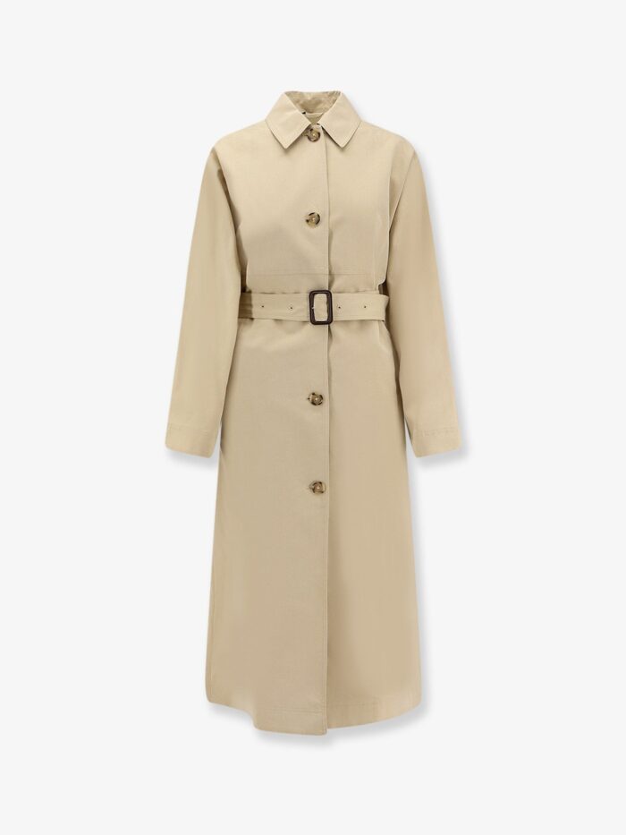TOTEME Tumbled Cotton And Silk Trench Coat
