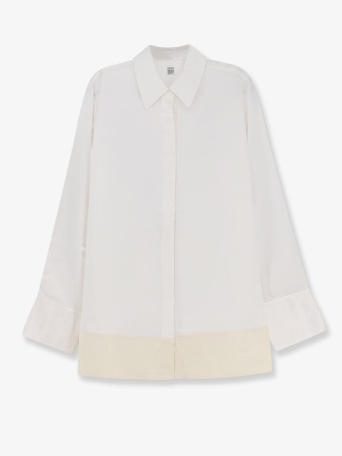 TOTEME Tuxedo Satin Viscose Shirt