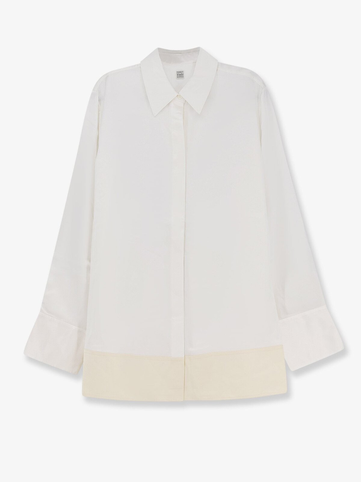 TOTEME Tuxedo Satin Viscose Shirt