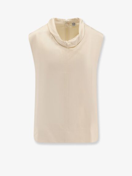 TOTEME Viscose High Neck Top