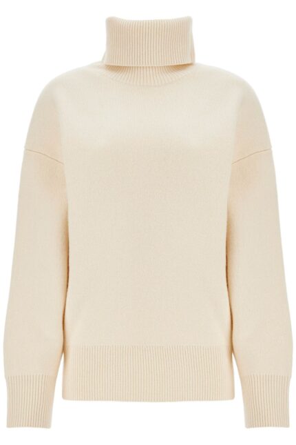 TOTEME White Snow Wool And Cashmere Turtleneck For Women