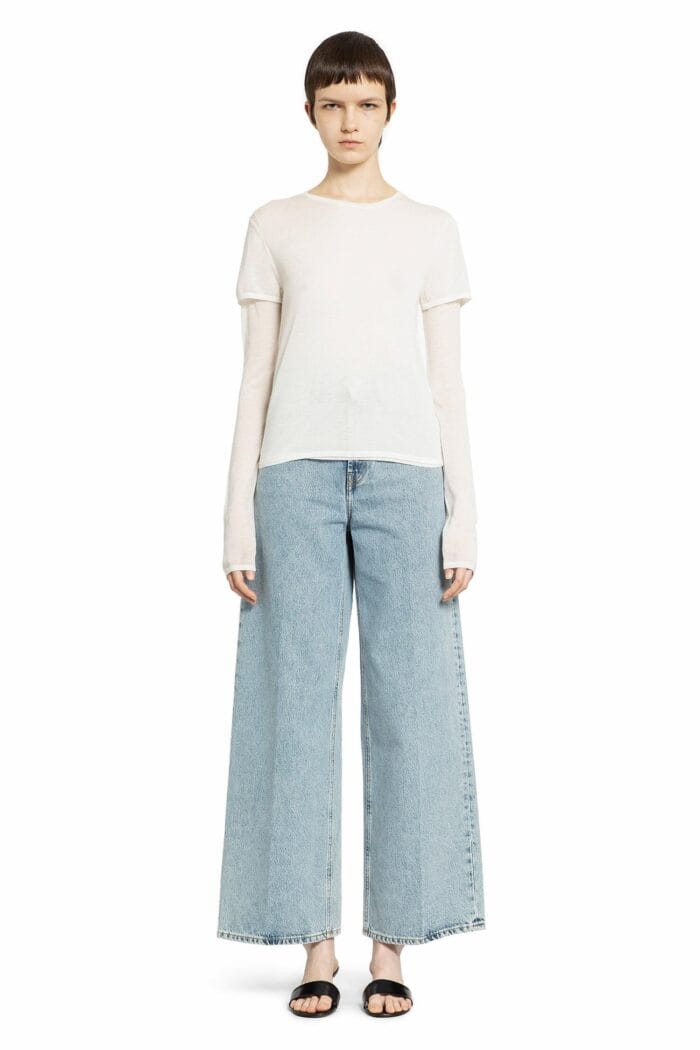 TOTEME Wide Leg Jeans