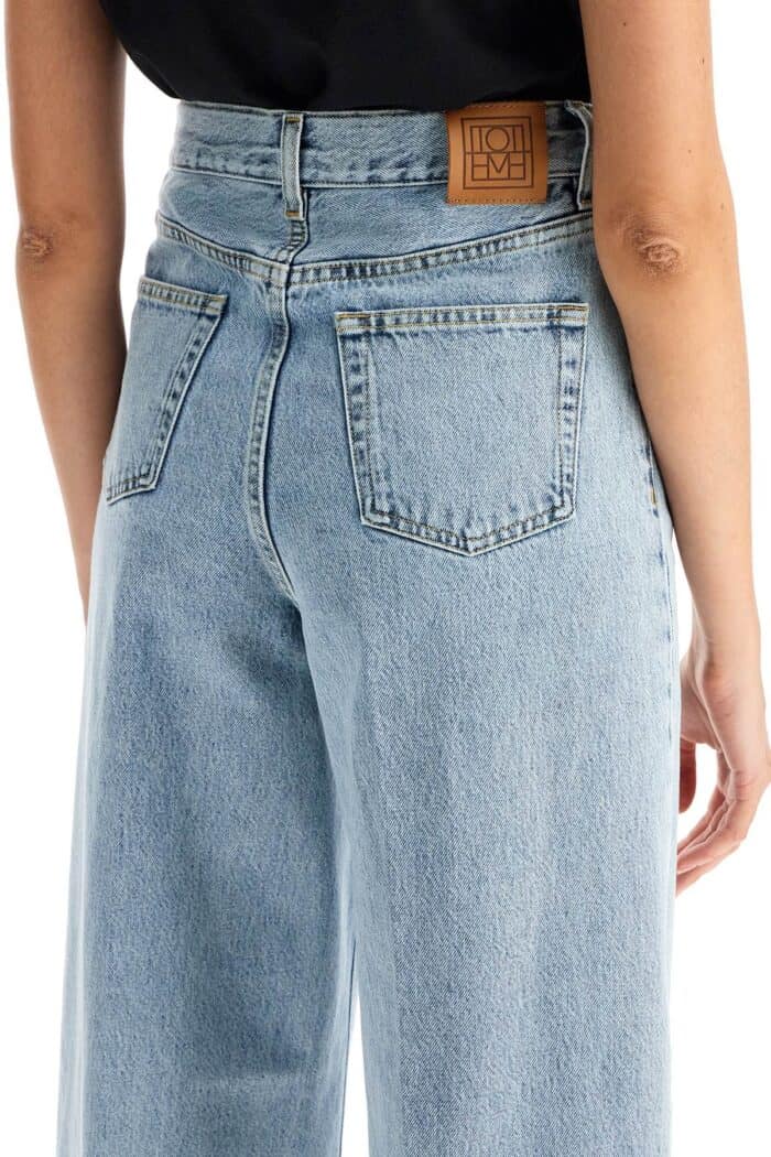 TOTEME Wide Leg Jeans In Organic Cotton