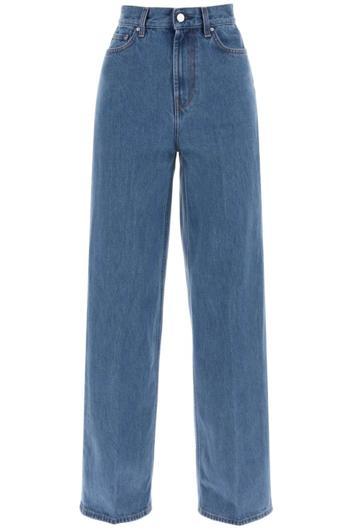 TOTEME Wide Leg Jeans In Organic Cotton