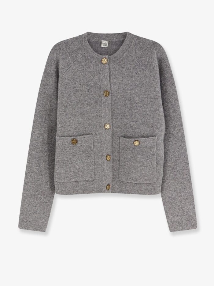 toteme wool and cashmere blend cardigan TOTEME Wool And Cashmere Blend Cardigan