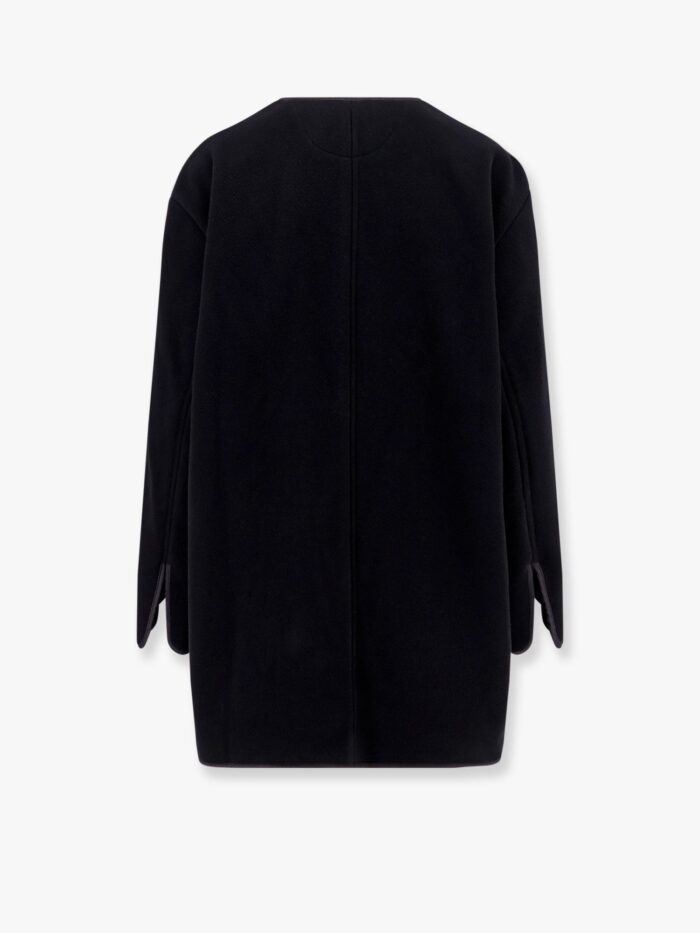 TOTEME Wool Blend Coat With Lateral Slits