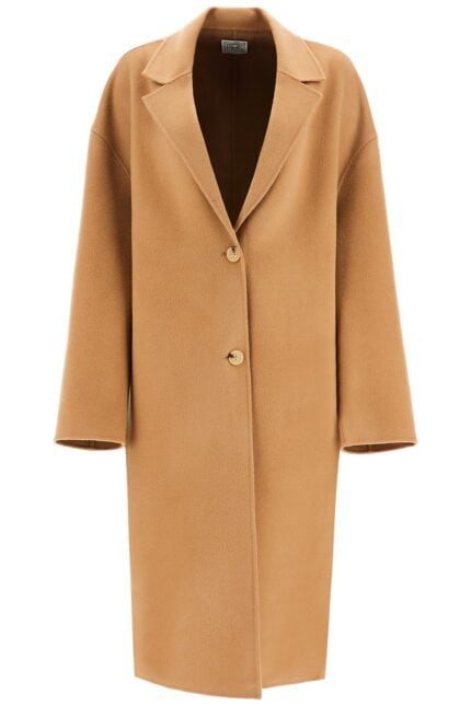 TOTEME Wool Blend Cocoon Coat With