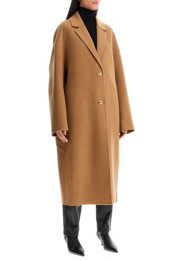 TOTEME Wool Blend Cocoon Coat With