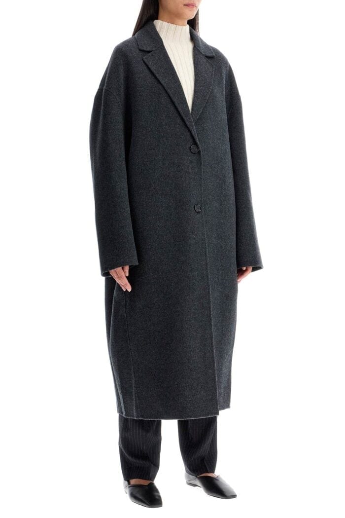 TOTEME Wool Blend Cocoon Coat With