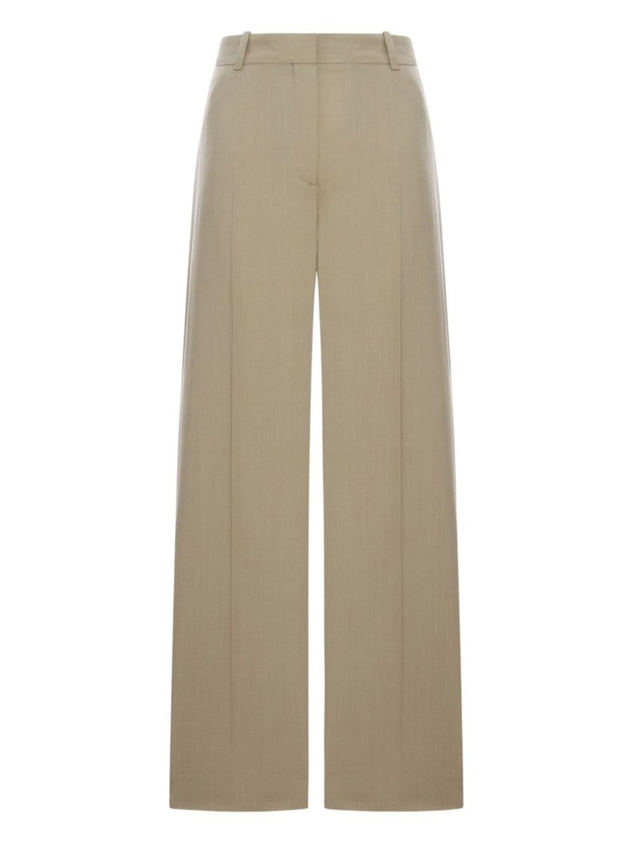 TOTEME WOOL BLEND TAILORED PANTS