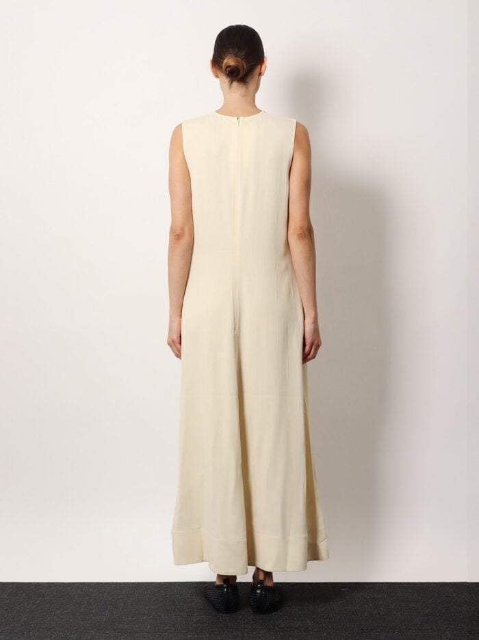 TOTEME Woven Stripe Viscose And Linen Dress