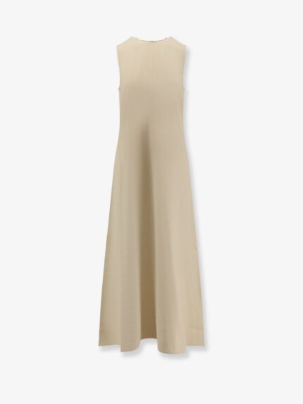 TOTEME Woven Stripes Viscose Long Dress