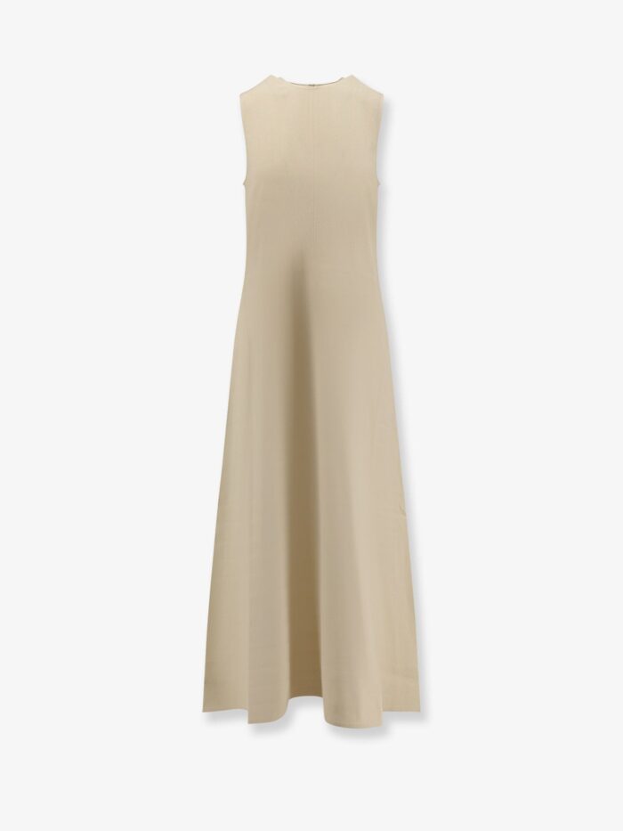 TOTEME Woven Stripes Viscose Long Dress