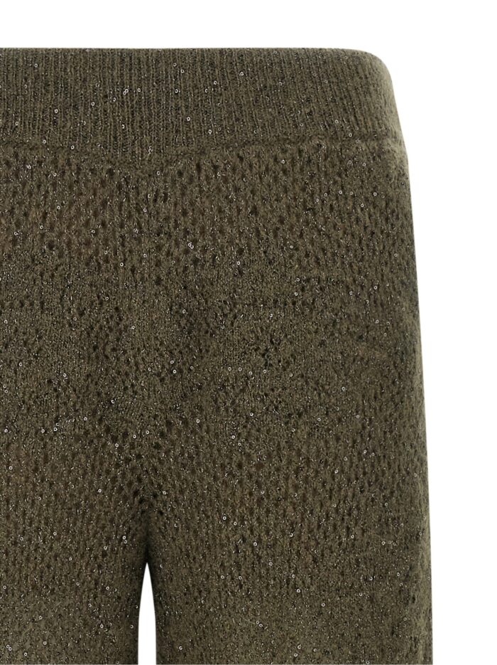 Brunello Cucinelli 'Track Flower Lace' Pants